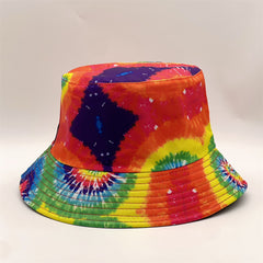 Tie Dye Reversible Bucket Hat for Women