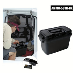 AMMO 50TN Plastic Tool Box Portable Handle Small Parts Organizer Lightweight Sto