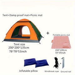 Thickened Rain Proof Outdoor Camping Tent Coldproof Portable Tent