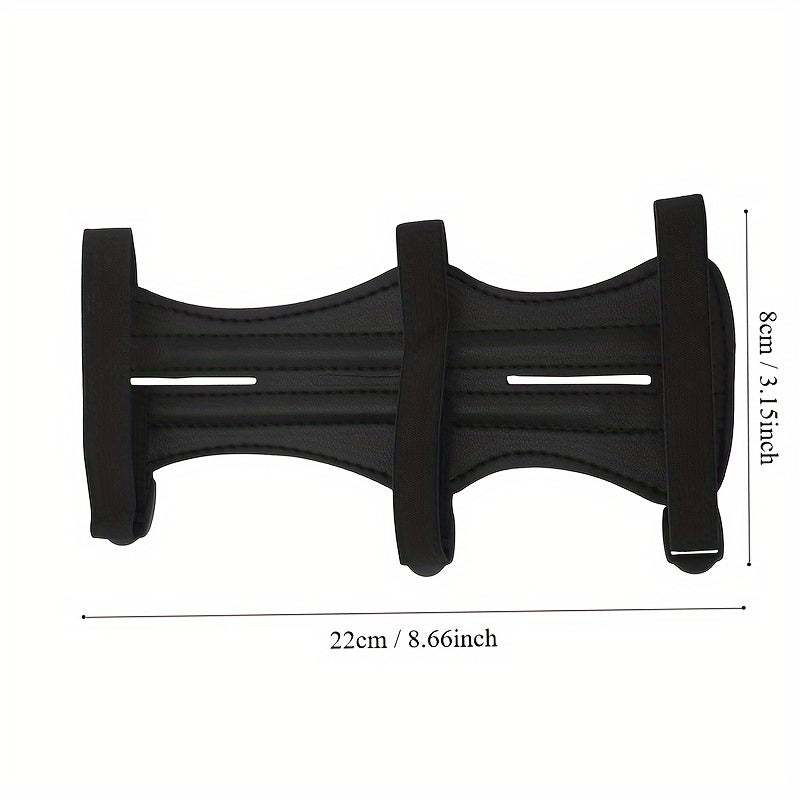 Adjustable Archery Arm Guard with 3 Straps