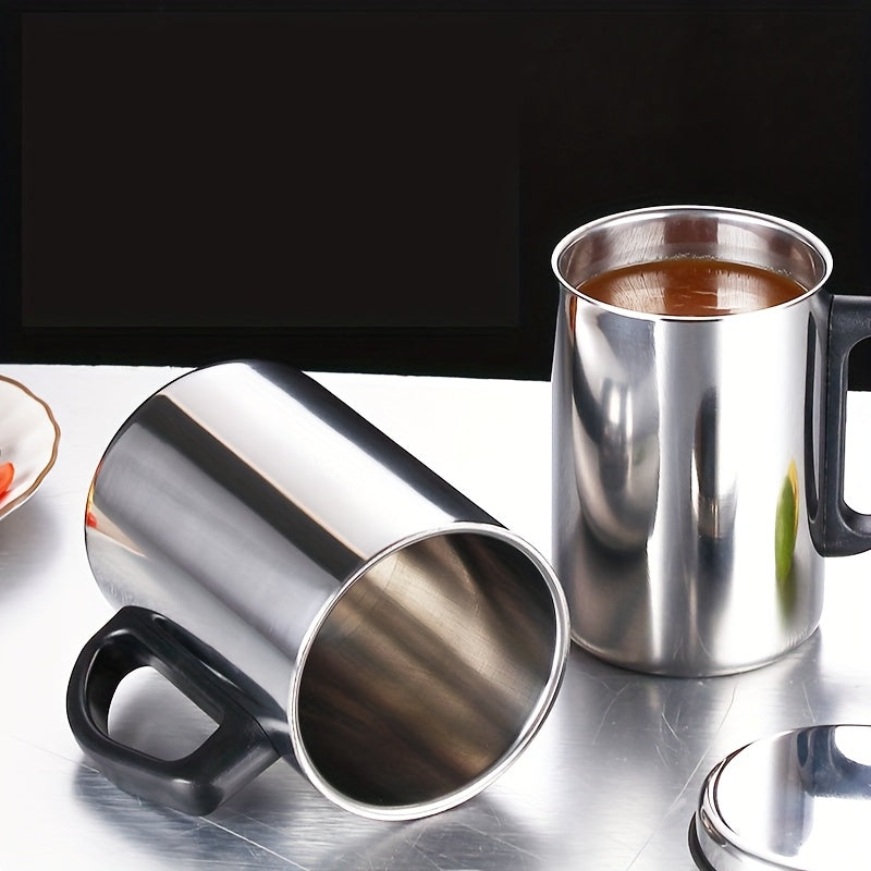 Insulated Stainless Steel Cup with Leak-Proof Lid