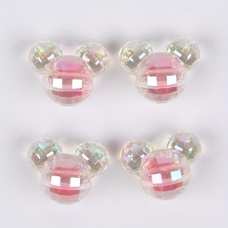 10pcs 16mm Faceted Acrylic Colored Beads DIY Necklace Bracelet Key Chain