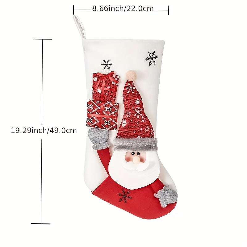 Christmas Socks Candy Gift Toy Bag Decoration Party Accessories