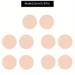10pcs Men's Nipple Cover Stickers Invisible Protective Covers for Outdoor Sports