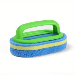 Sponge Cleaning Brush with Handle Thickening Bathroom Tile Cleaning Sponge