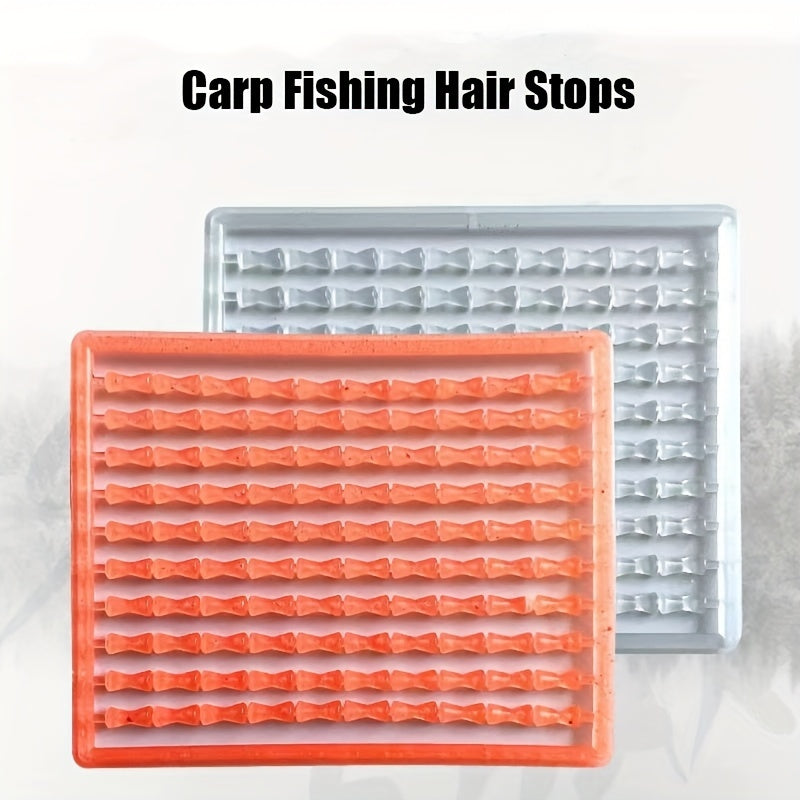 6pcs Carp Fishing Hair Rig Extender with Bait Stops