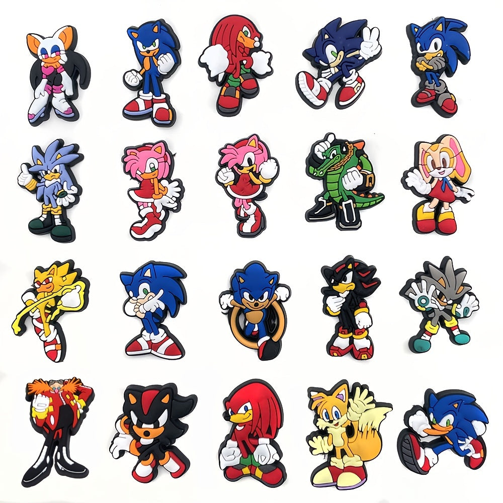 20pcs Anime Shoe Charms for Clog Sandals Birthday Party Favor