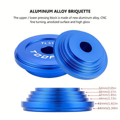 Aluminum Bike Hub Thru Axle Adaptor for Wheel Truing Stands