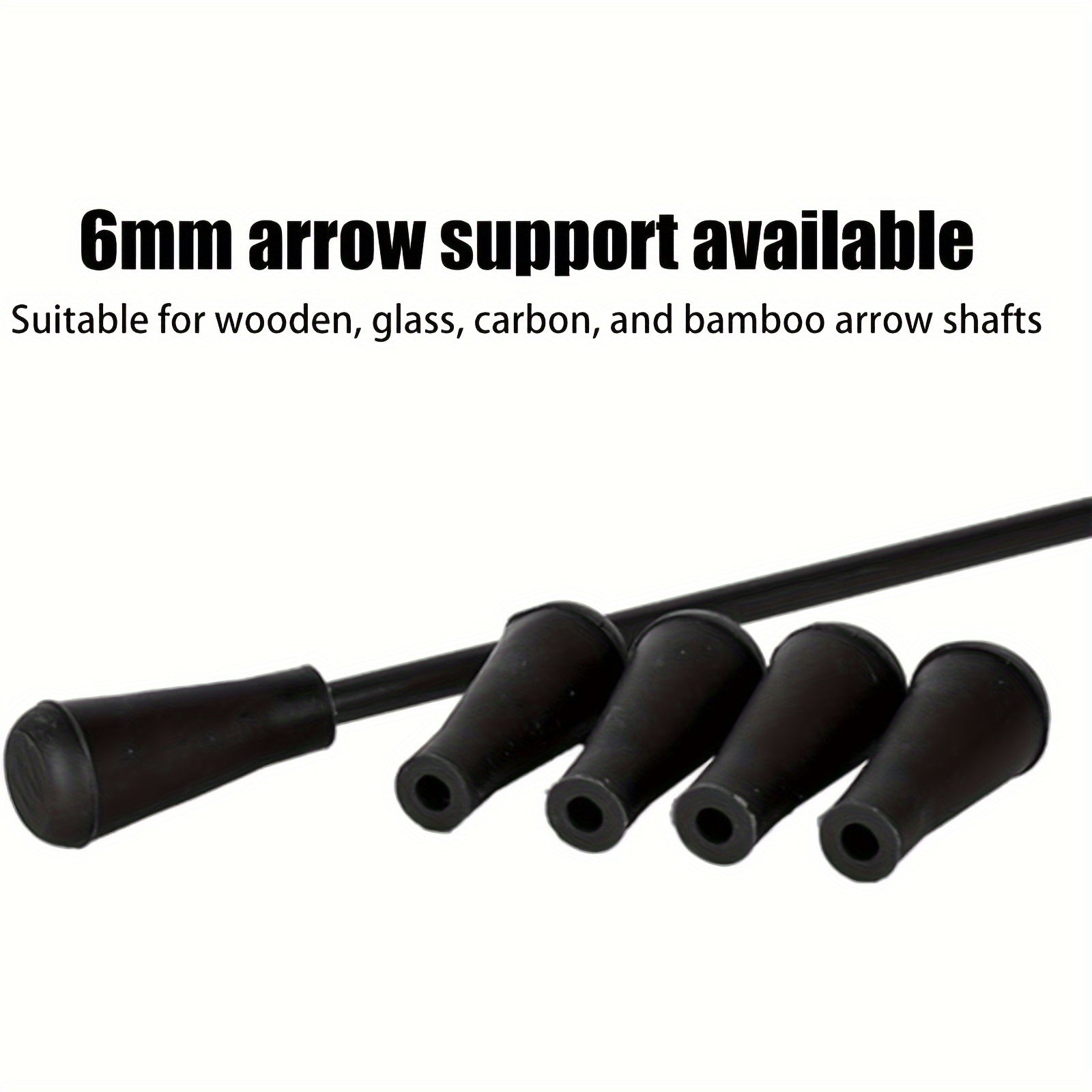 3pcs Rubber Arrows Points for Training