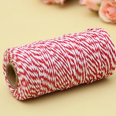 100m DIY Cotton Rope Hand-woven Clothes Packaging Accessories