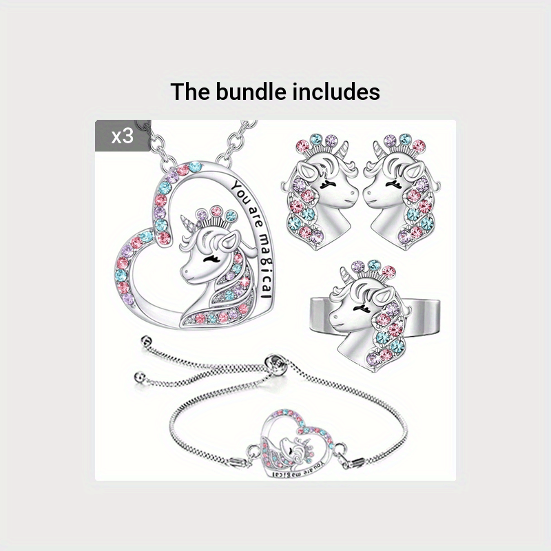 Unicorn Jewelry Set - Perfect Gift for the Special Girl