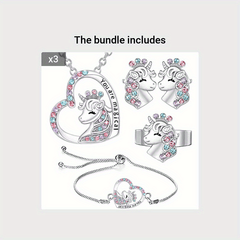 Unicorn Jewelry Set - Perfect Gift for the Special Girl