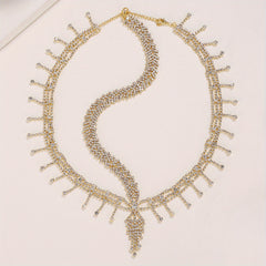 Rhinestone Tassel Pendant Bride Headband Hair Accessories