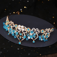 Crystal Rhinestone Tiara for Wedding Party Costume
