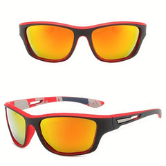 Men's Polarized Sports Sunglasses Colorful Film Lens Cycling Dustproof