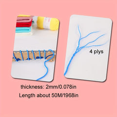 50M Soft Yarn For Hand Knitting Acrylic Wool Crochet Scarf Hat Yarn