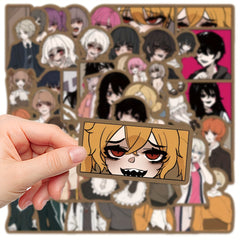 50 pcs Evil Cartoon Character Graffiti Stickers DIY Sticker Pack