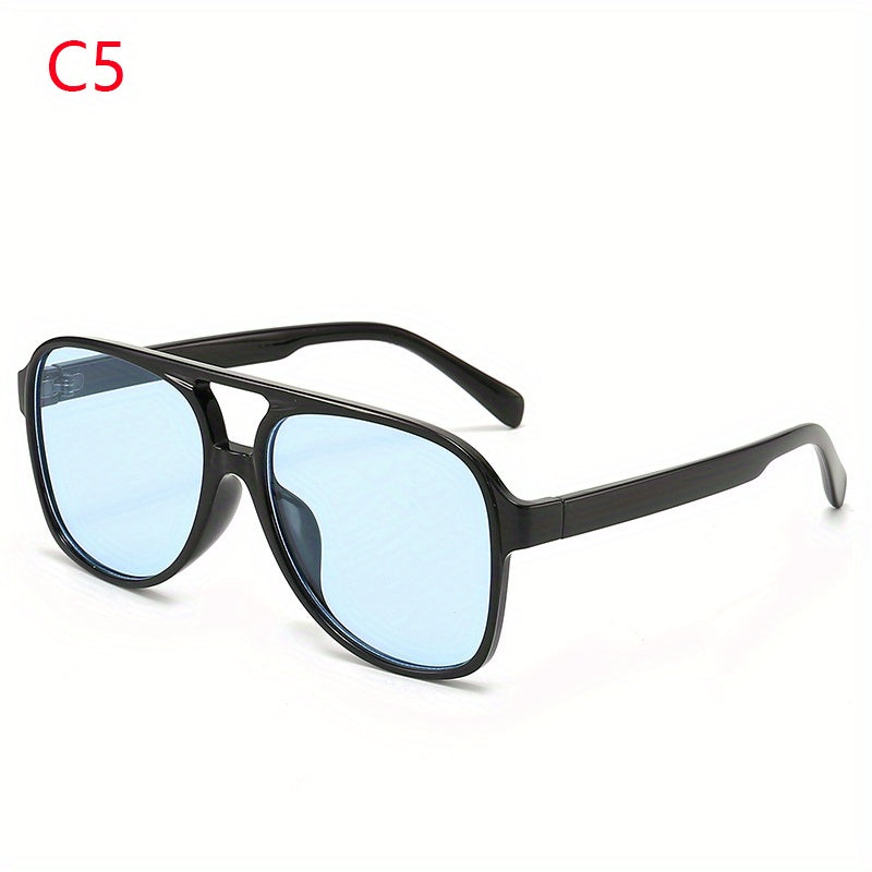 Hip hop Aviator Sunglasses Vintage Sunshade Glasses UV Protection