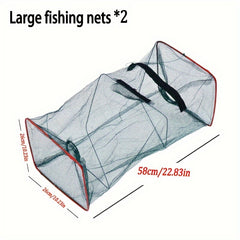 2pcs Foldable Fishing Trap For Shrimp Crayfish Lobster