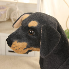 Lifelike Plush Dog Doll Home Decoration Creative Prop Gift