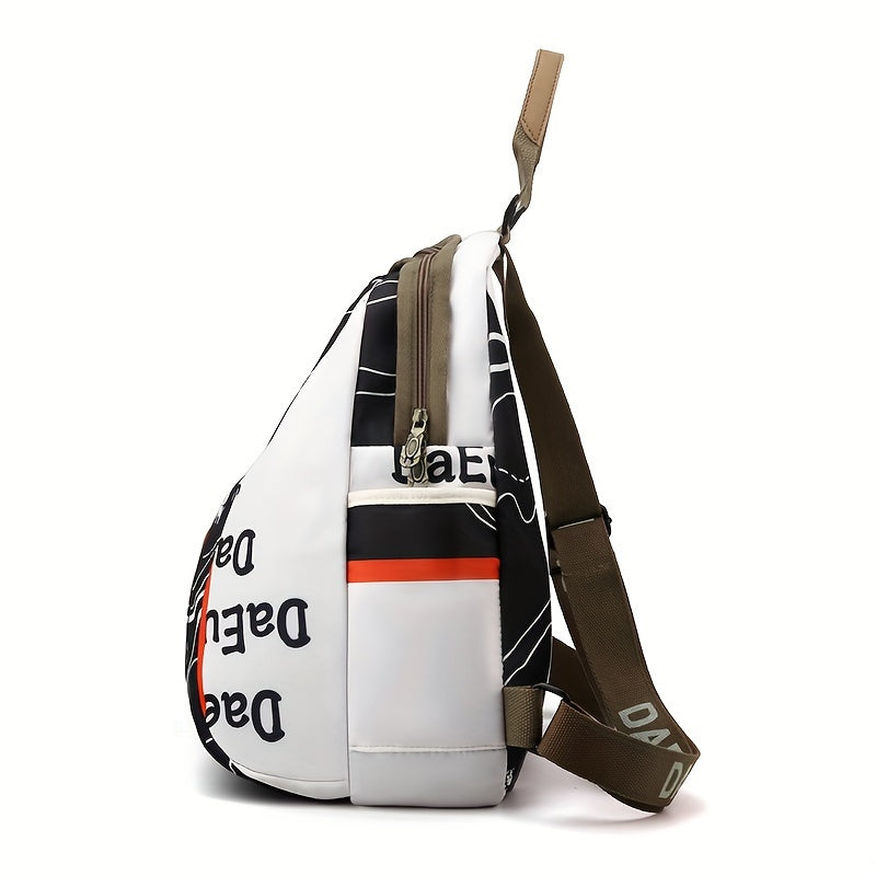 Large Capacity Printed Sports Backpack for Outdoor Camping Travel