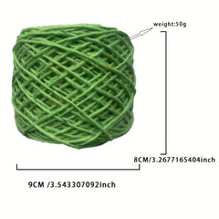 100m Colored Dotted Wool Yarn Medium Thick