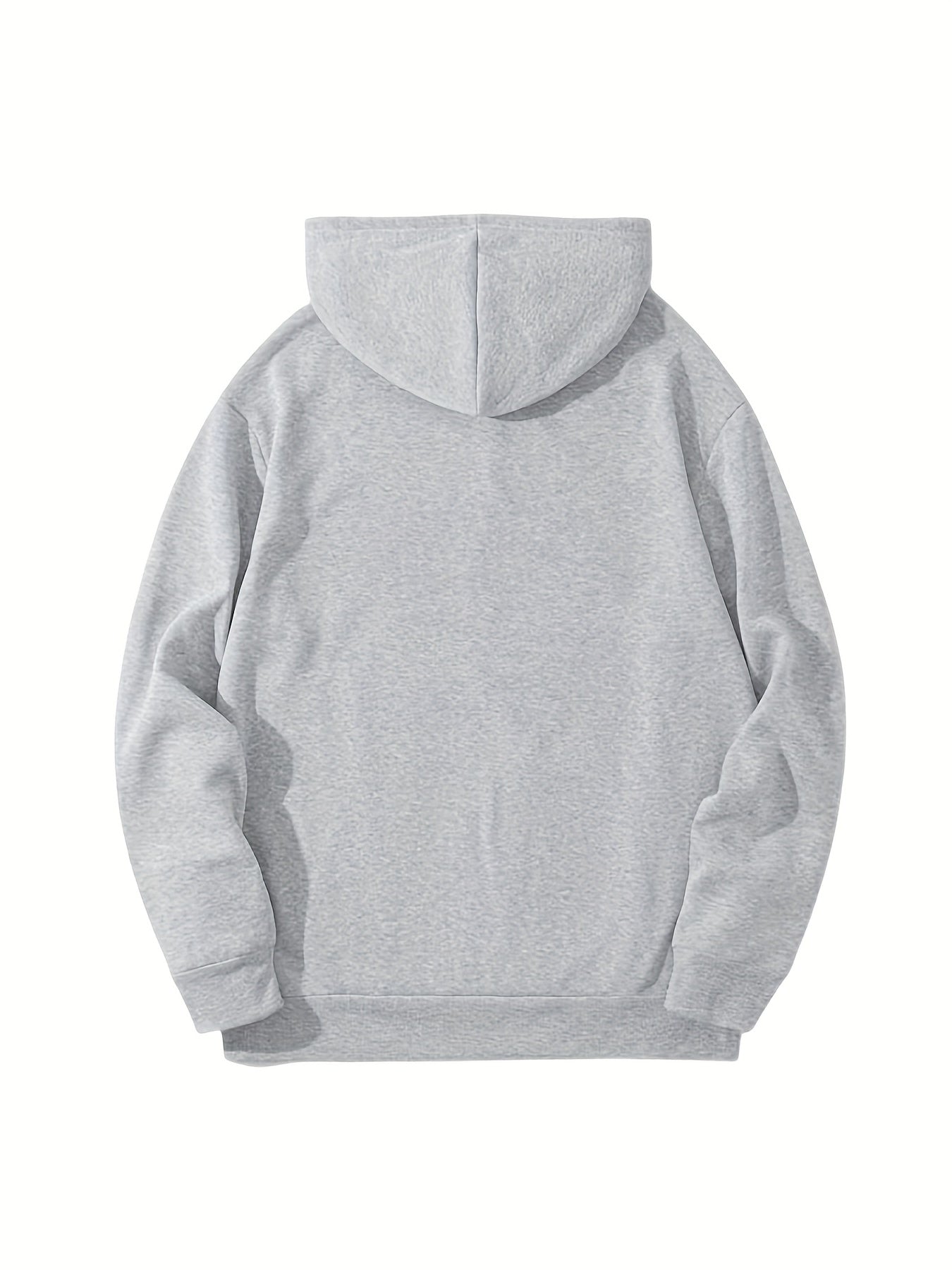 Letter Print Hoodie Men's Casual Graphic Pullover Hooded Sweatshirt