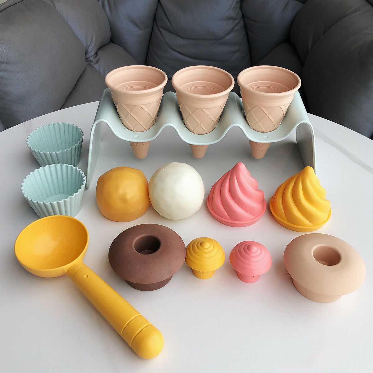 Nordic Style Beach Play House Beach Toys Ice Cream Sand Digging Tool