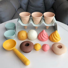 Nordic Style Beach Play House Beach Toys Ice Cream Sand Digging Tool