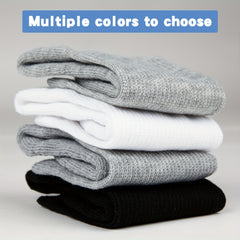 6 Pairs Women'S Knee High Diabetic Non Binding Socks