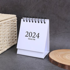 Mini Small Desk Calendar Coil Calendar Planner Desktop Decoration