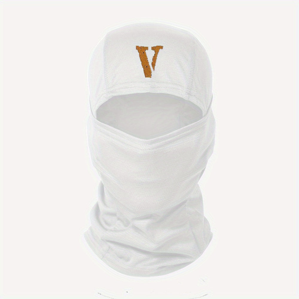 V Print Balaclava Ski Mask Unisex Pullover Dustproof Neck Gaiter
