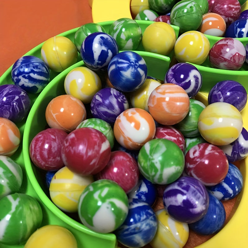 10pc Colorful Bouncy Balls Bulk Mixed Pattern for Party Favors