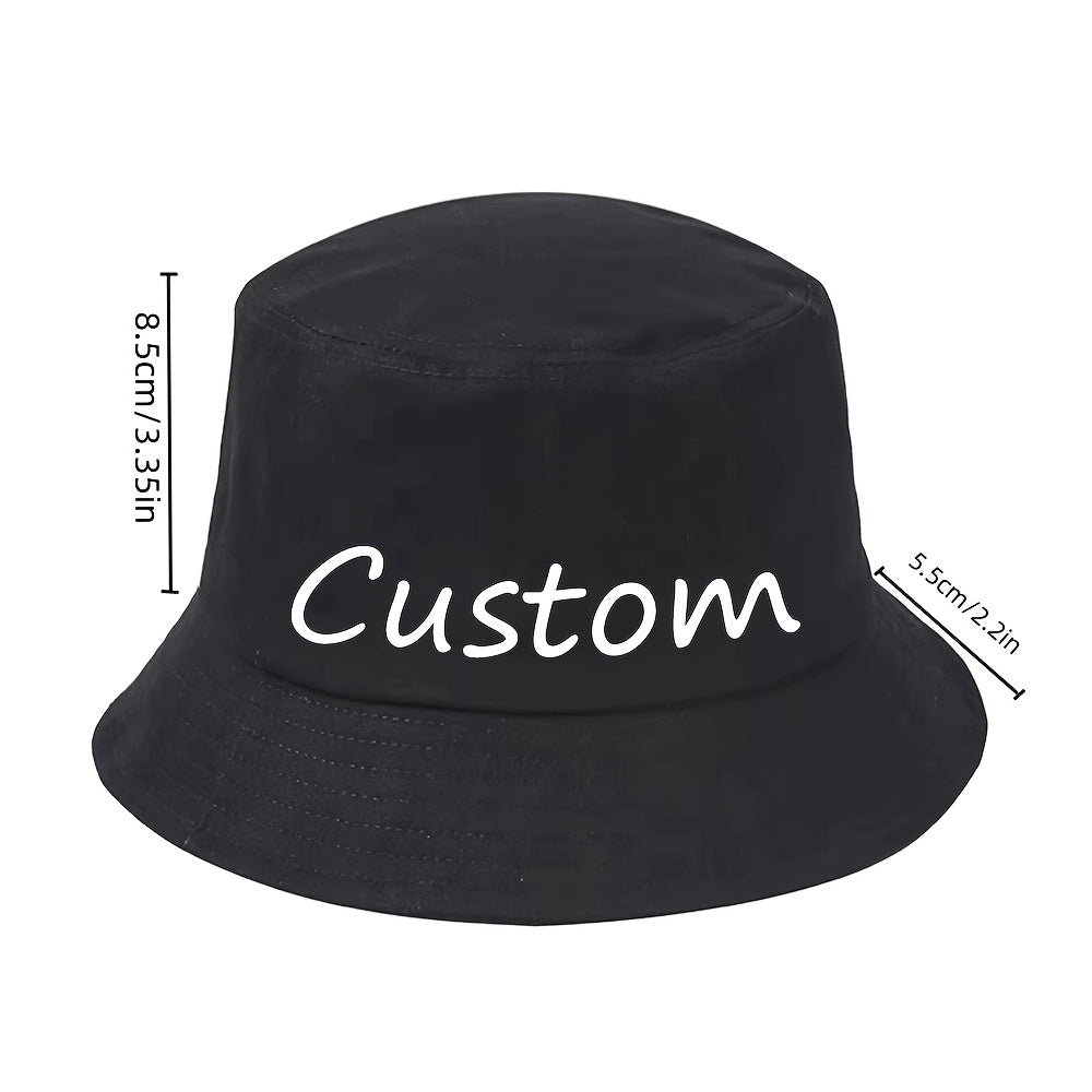 Reversible Fisherman's Bucket Hat with Personalized Embroidery
