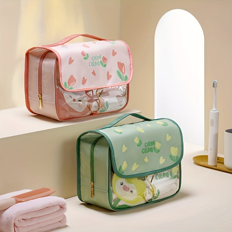 Cartoon Travel Hangable Wash Bag Waterproof Storage Bag