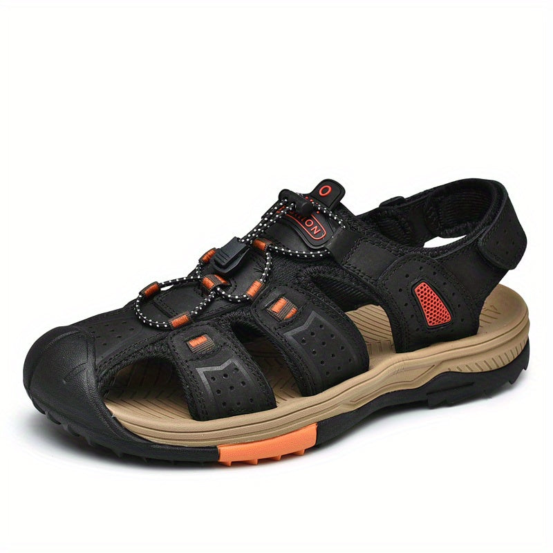 Men's Lightweight Closed Toe Sandals Anti-skid Beach Sandals