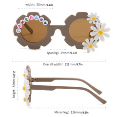 Daisy Sunglasses for Toddler Kids Beach Birthday Party
