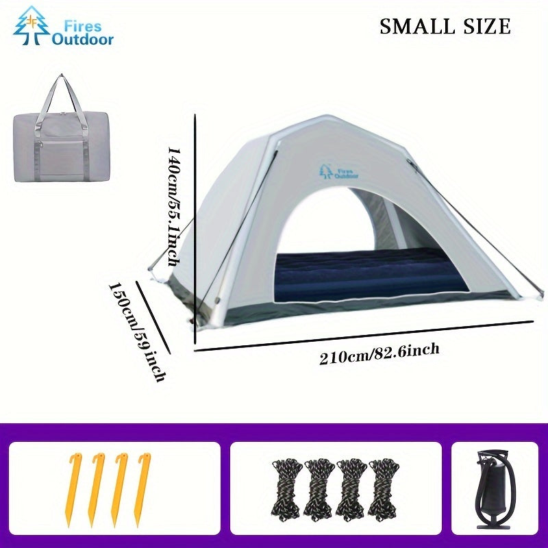 Outdoor Inflatable Tent Waterproof Sunscreen Portable Folding Tent