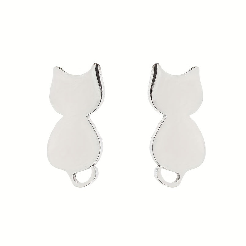 Stainless Steel Animal Stud Trinkets Earrings