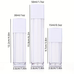 15ml 30ml 50ml Airless Lotion Bottle Refillable Cosmetic Container