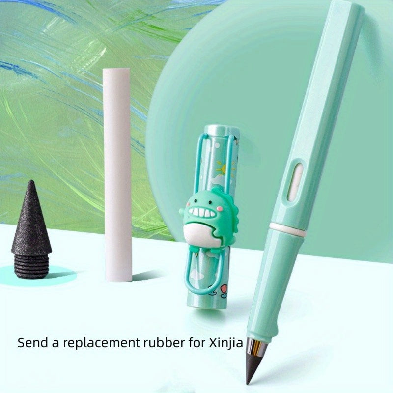 Inkless Cartoon Pencils: Unlimited Writing & Erasing