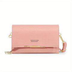 Square Shoulder Bag Minimalist Crossbody Bag For Work Women's Purse