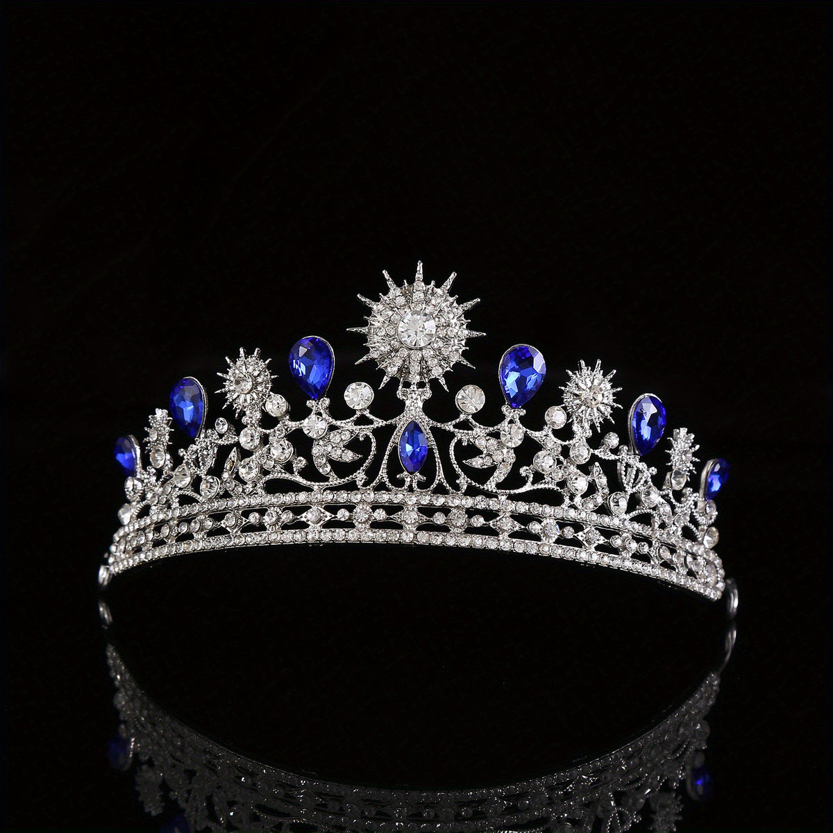 Bridal Rhinestone Crown Headband Wedding Hair Accessories