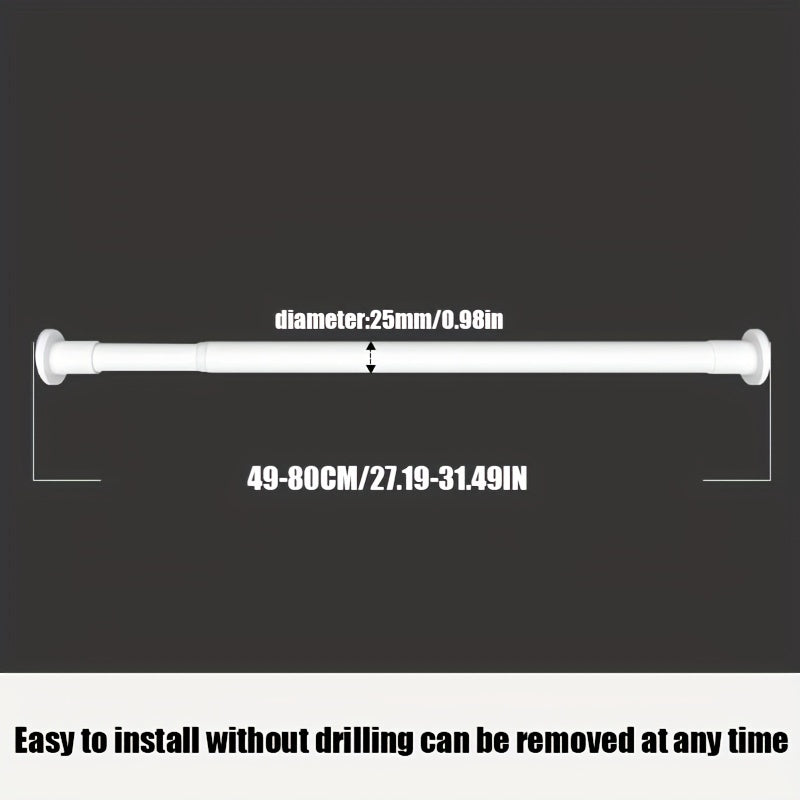 Stainless Steel Telescopic Rod for Installation and Drying