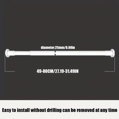 Stainless Steel Telescopic Rod for Installation and Drying