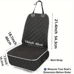 GM Car Front Seat Cover Waterproof Anti Slip Anti Wear Dog Seat Cover