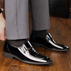 LAORENTOU Men's Pointed Toe Dress Shoes for Wedding