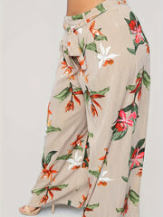  Women's Wide Leg Trousers with Belt