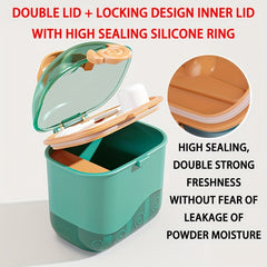Portable Baby Formula Dispenser with Spoon and Level