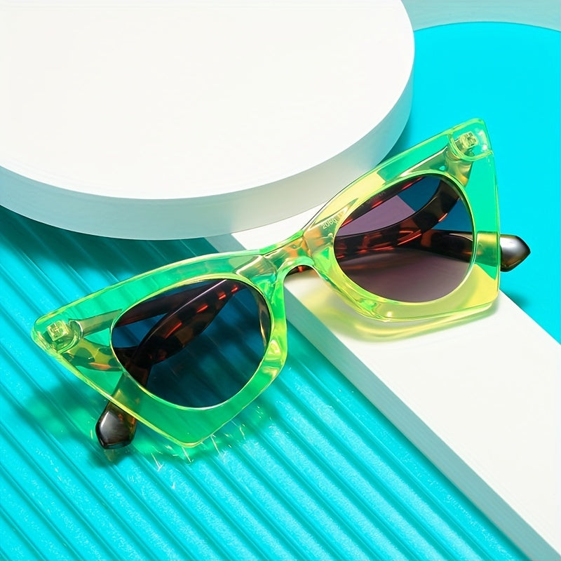 Y2K Cat Eye Sunglasses Men Women Irregular UV400 Sun Shades Glasses